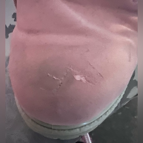 💀 Pink work style boots - Picture 3 of 3